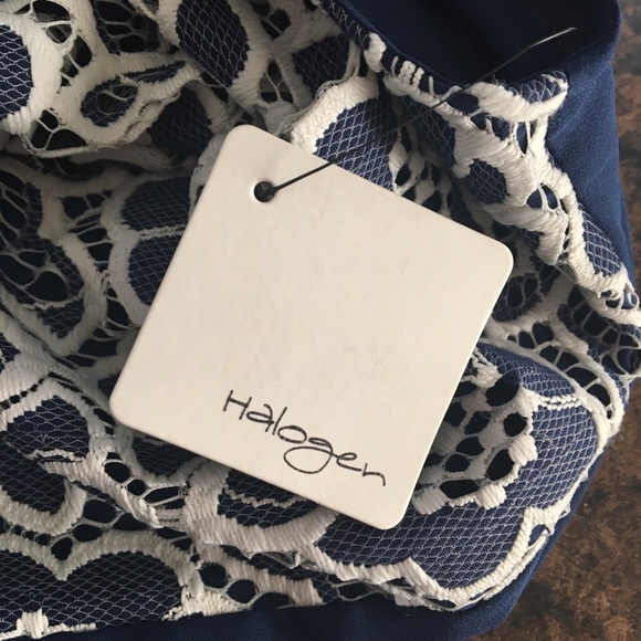 Navy Halogen top - Picture 6 of 6